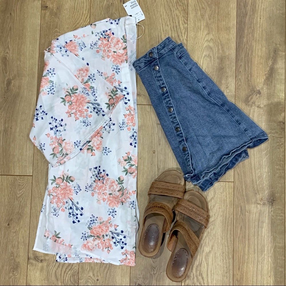 NWT H&M floral kimono